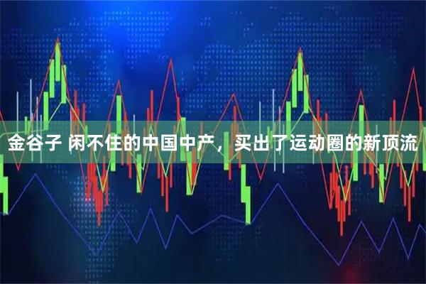 金谷子 闲不住的中国中产，买出了运动圈的新顶流
